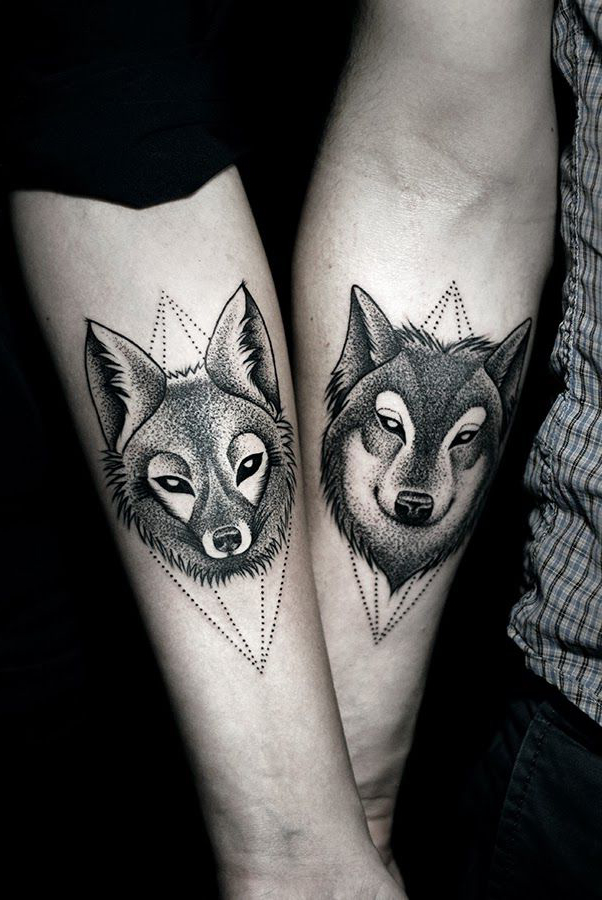 wolves-couples-tattoos-ideas