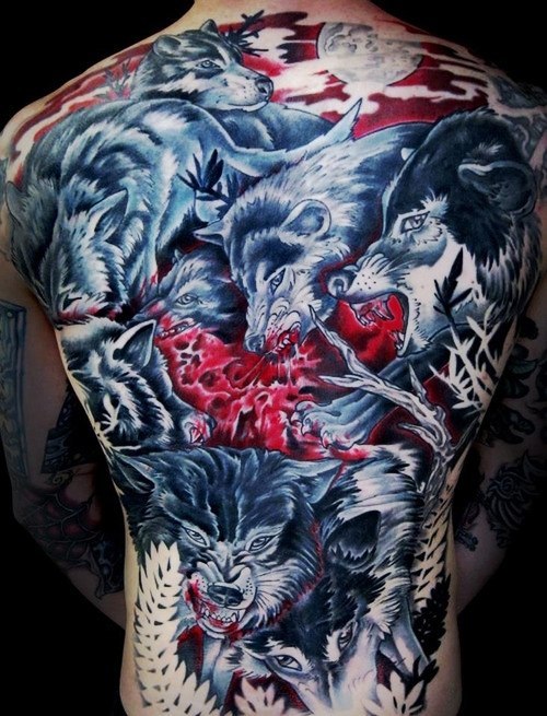 wolves-pack-tattoo