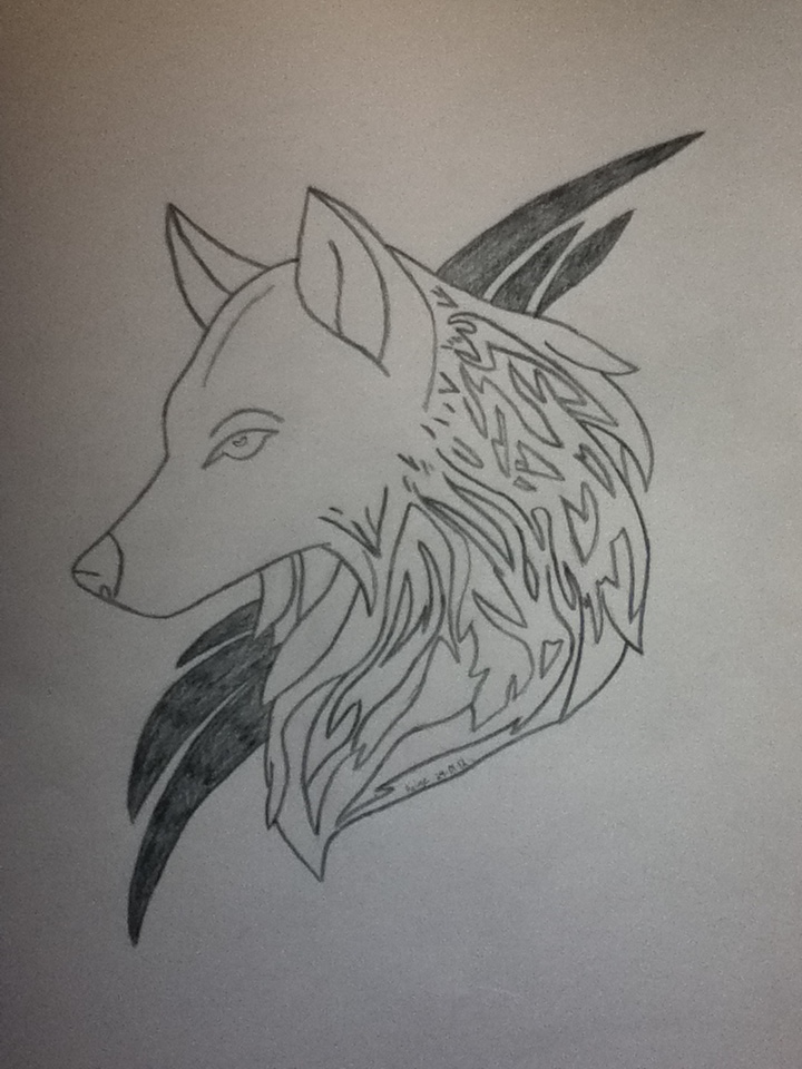 wolves-tattoo-drawing