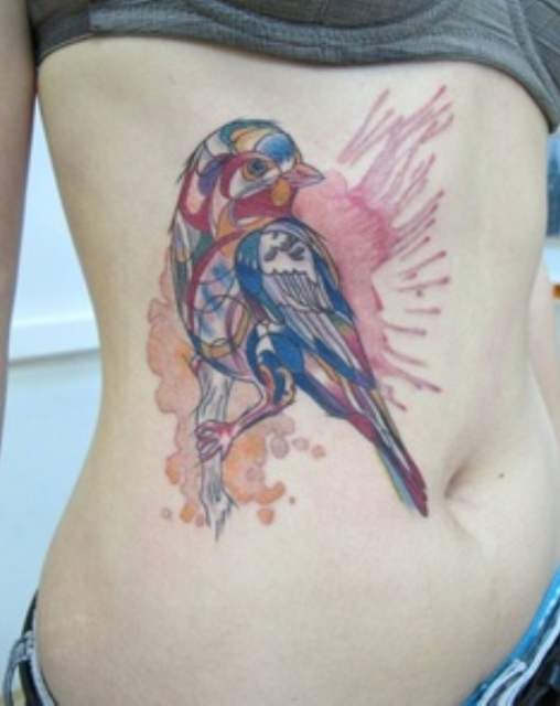 3D Bird Tattoos for Girls