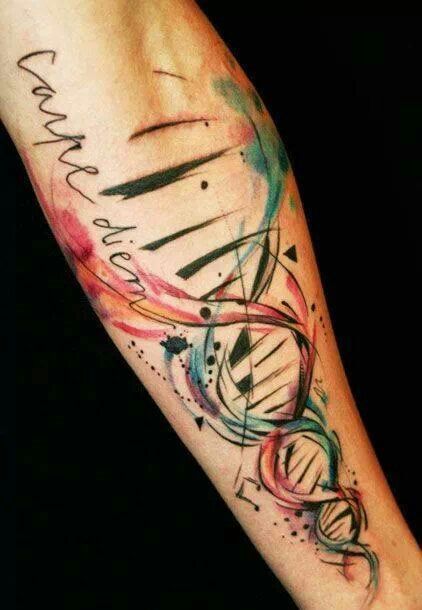 Abstract DNA Tattoo
