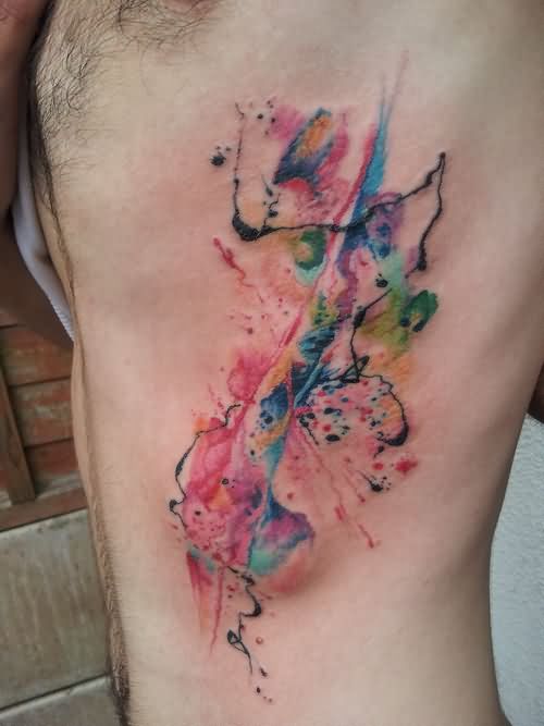 Abstract Music Tattoo