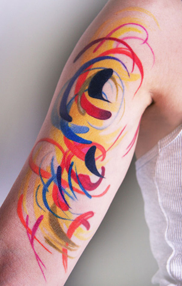 Abstract Tattoos Amanda Wachob