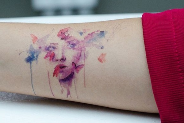 Amazing Watercolor Tattoo