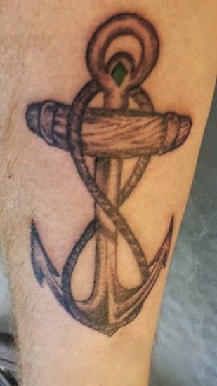 Anchor Infinity Tattoos Design for Men