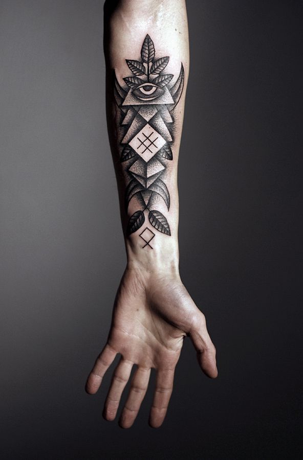 Black Arm Tattoo Designs