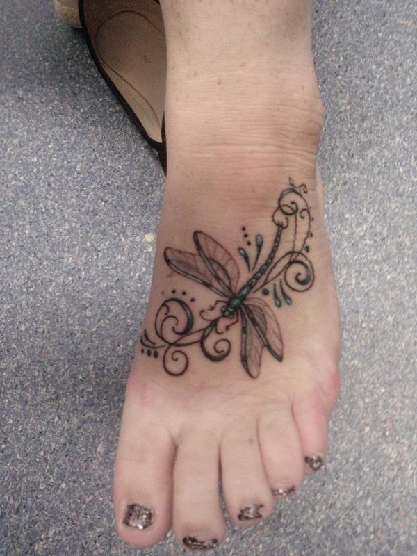 Black Dragonfly Tattoo 2013