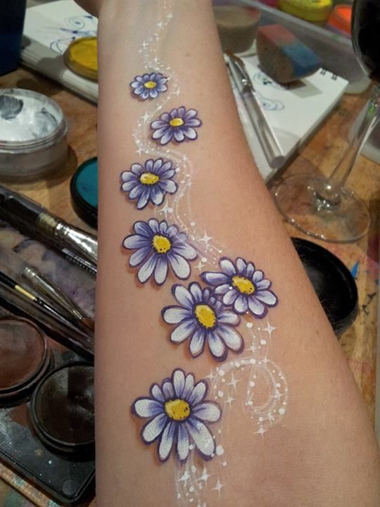 Daisy Flower Tattoo Design New