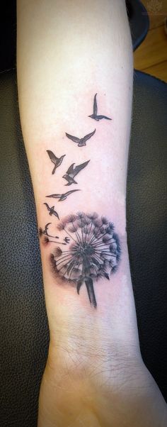 Dandelion Tattoo On Wrist 2014