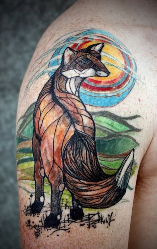 Fox David Hale Tattoo