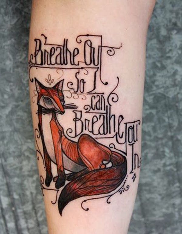 Fox Rose Tattoo Ideas