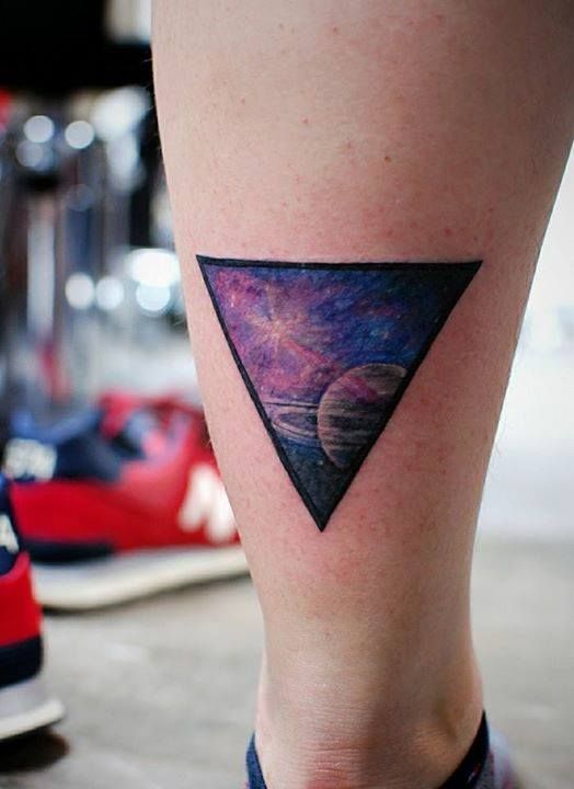 Galaxy Tattoo Triangle