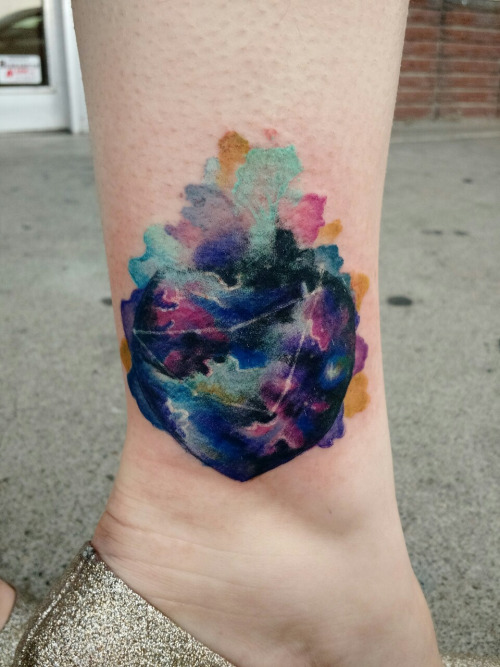 Galaxy Watercolor Tattoos Tumblr