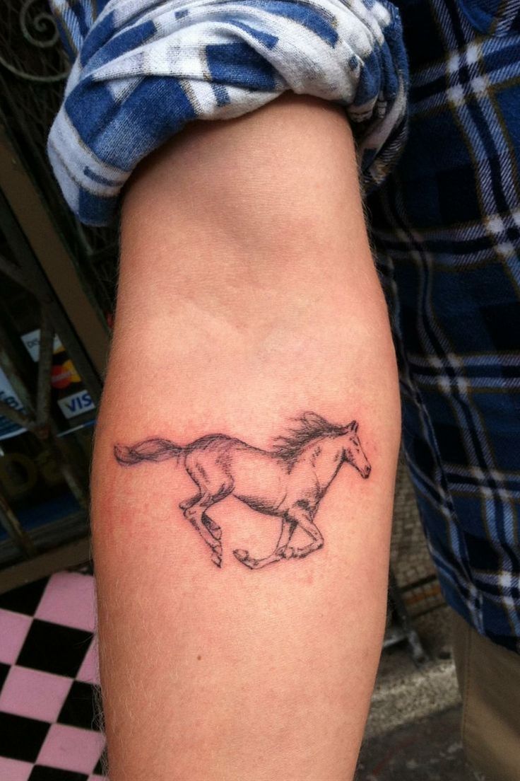 Galloping Horse Tattoo