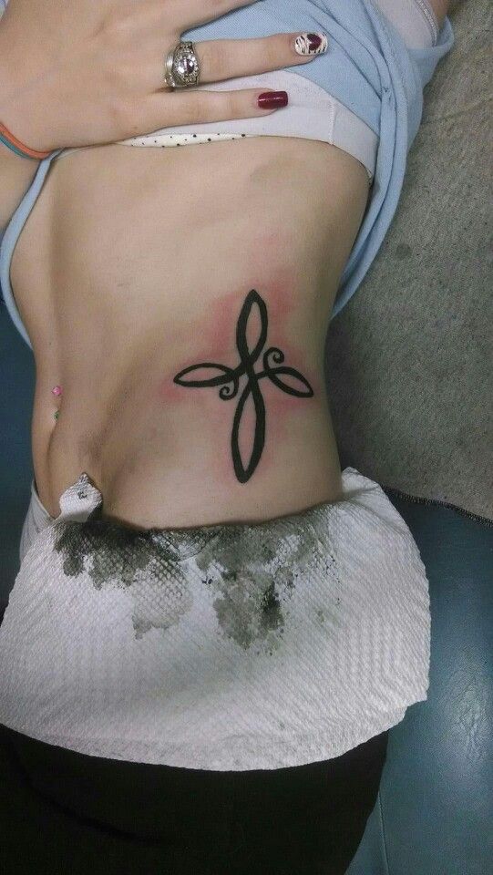 Infinity Tattoo with Cross