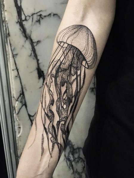 Jellyfish Tattoo Design Outlines