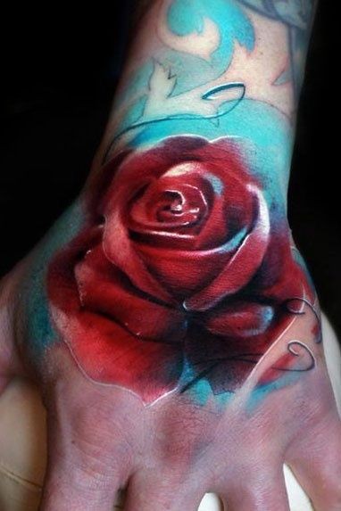 Joshua Carlton Tattoo Rose