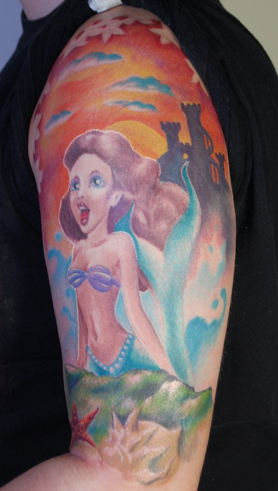 Little Mermaid Ariel Tattoo 2014