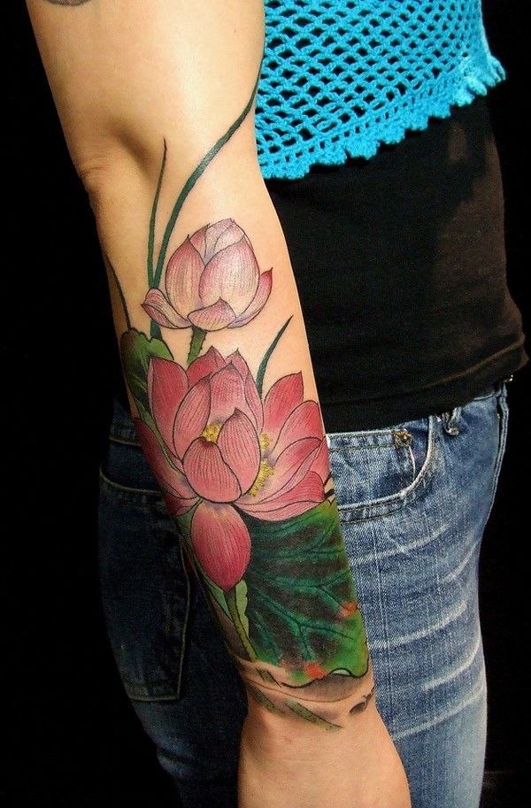 Lotus Flower Tattoo Design Ideas