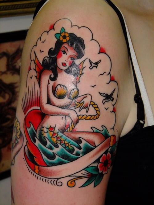 Mermaid tattoo designs