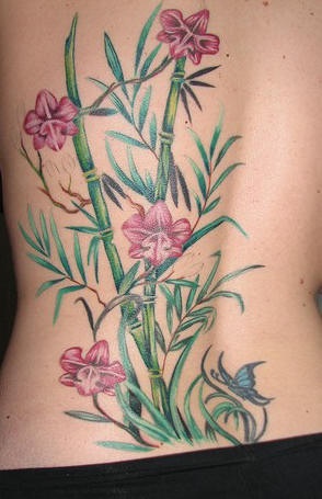 Orchid Flower Tattoo 2012