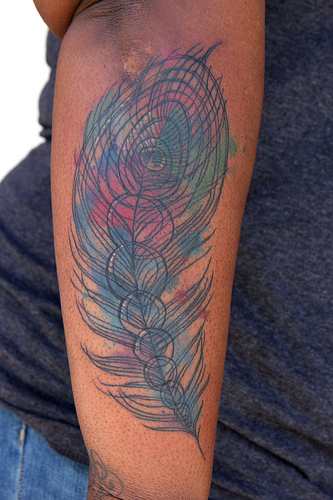 Peacock Feather Tattoo 2013