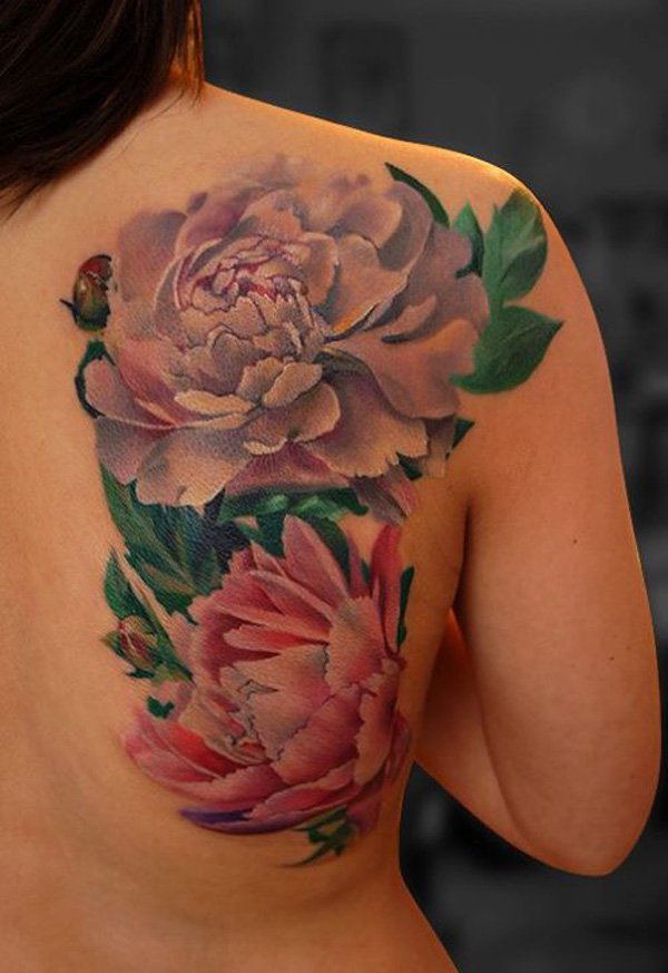 Peony Flower Tattoo Designs