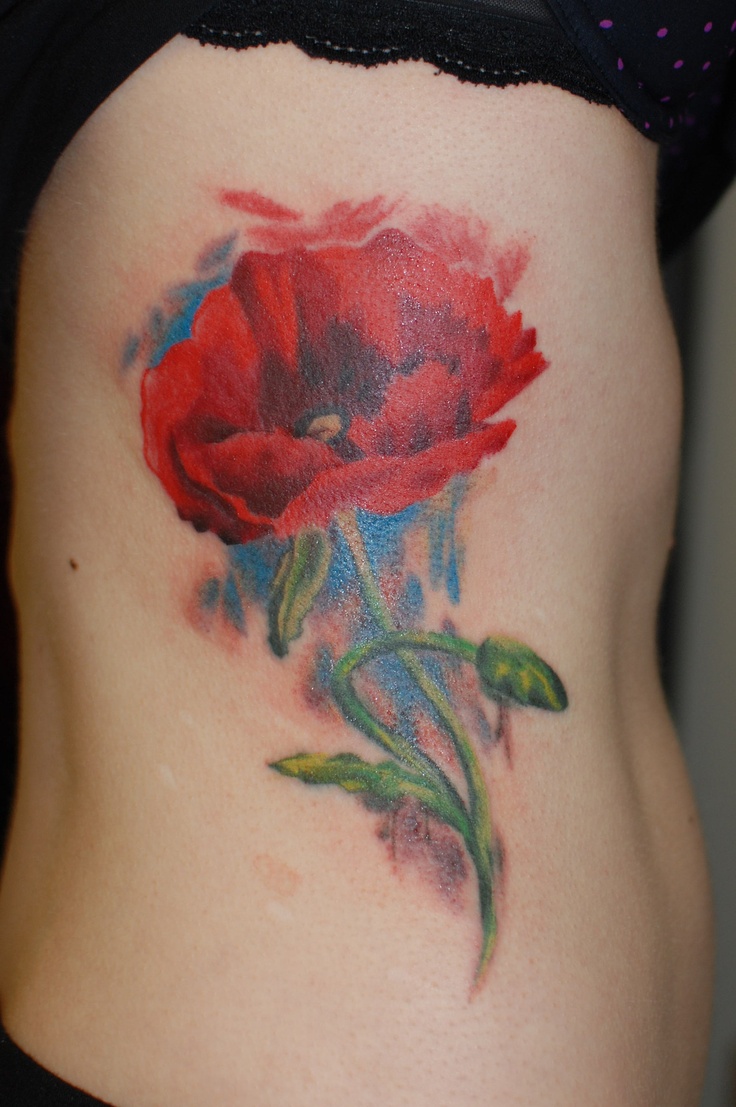 Poppy Flower Tattoos Ideas