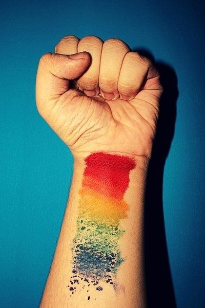 Rainbow Watercolor Tattoo