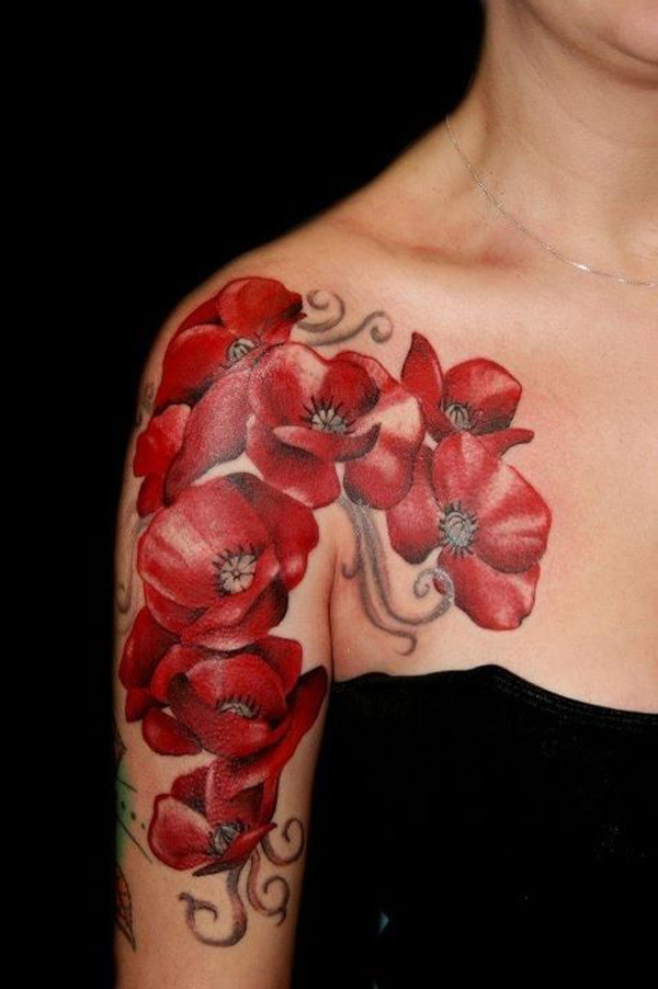 Red Poppy Tattoo