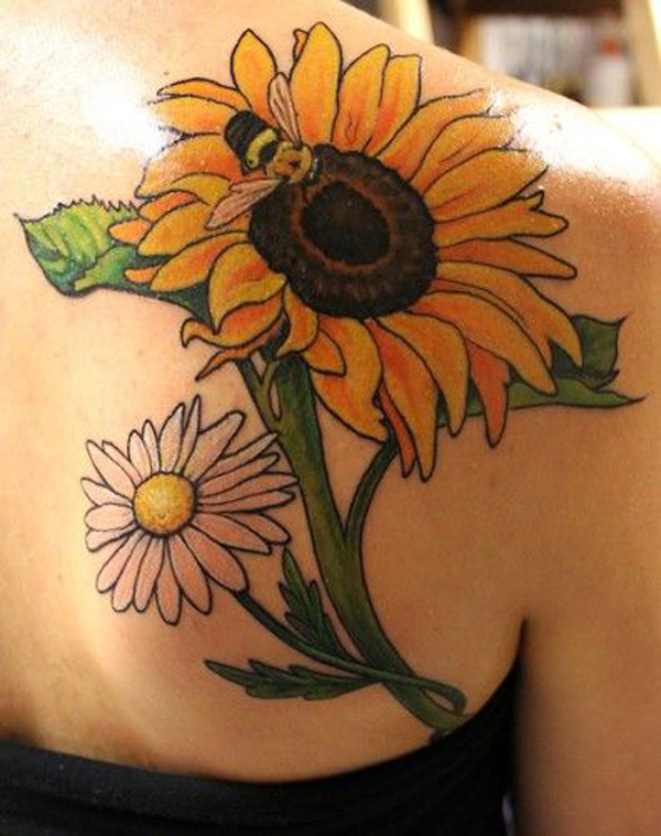 Sunflower Tattoo Design New