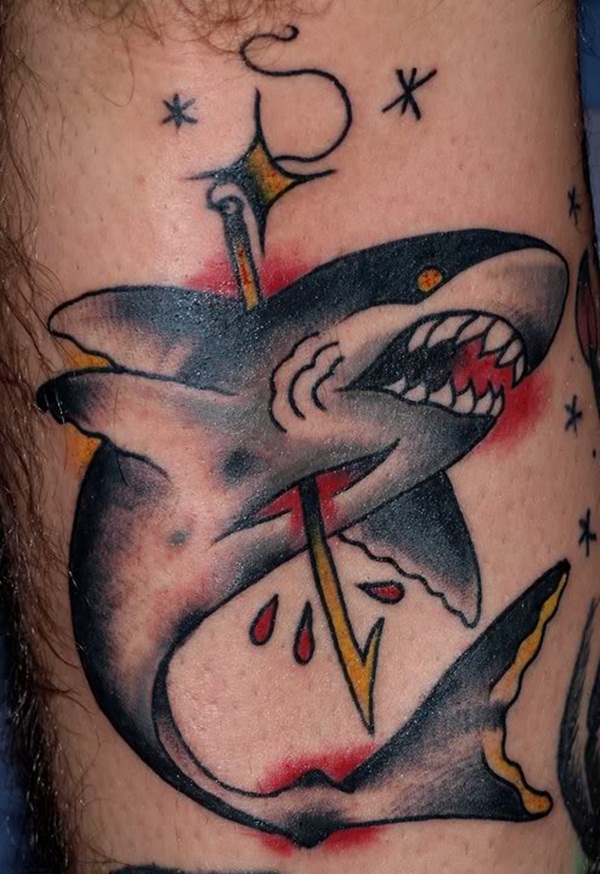 Traditional Shark Tattoo