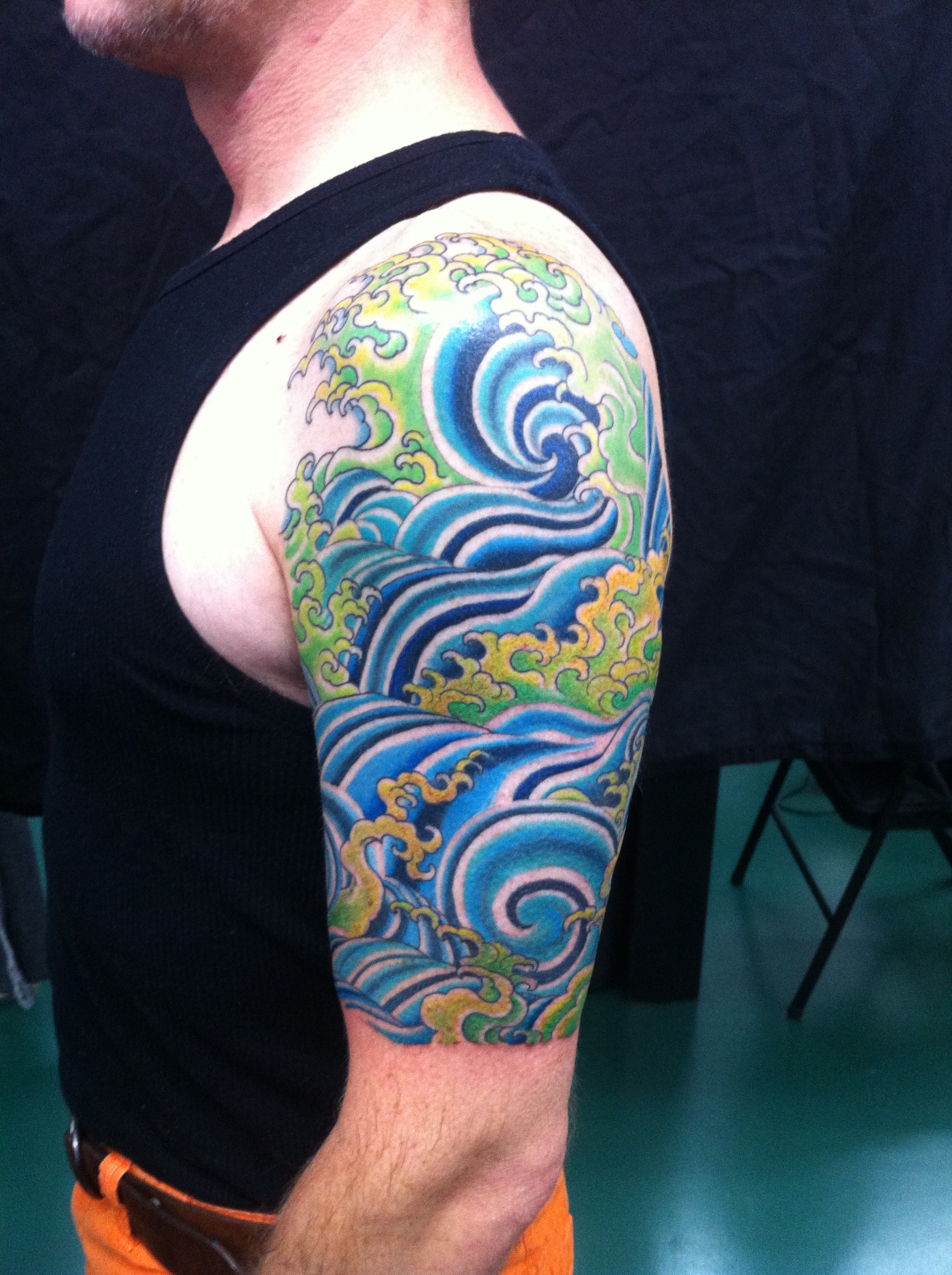 Water Sleeve Tattoo Designs