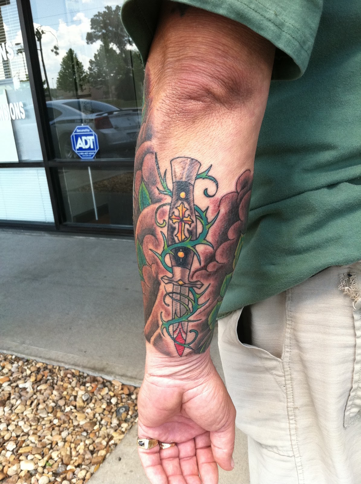 Watercolor Anchor Tattoo 2010
