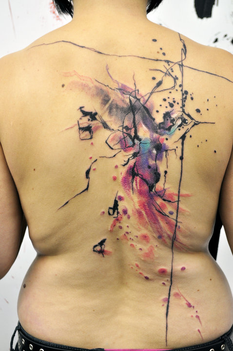 Watercolor Bird Tattoo 2013