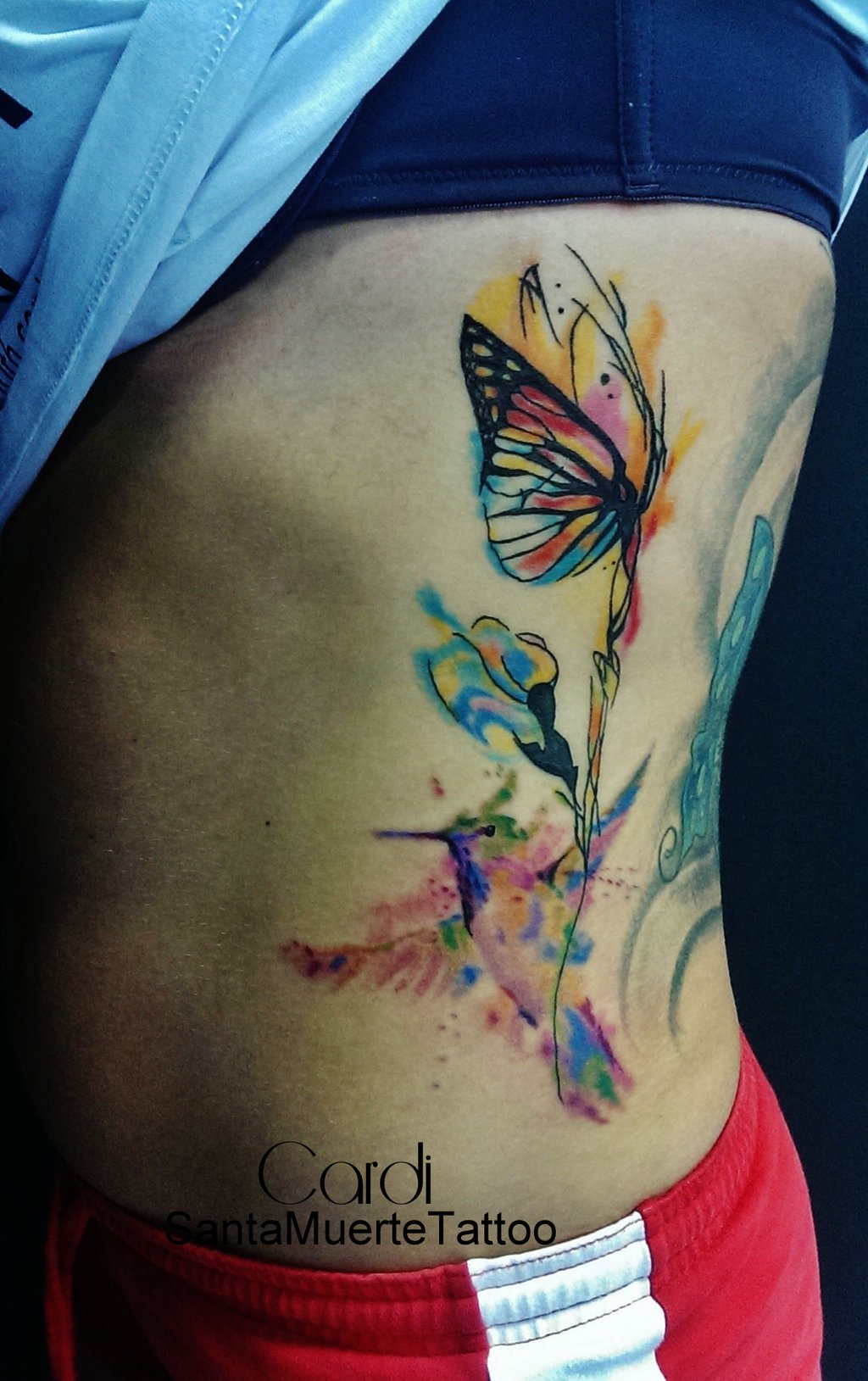 Watercolor Butterflies Tattoos Nice
