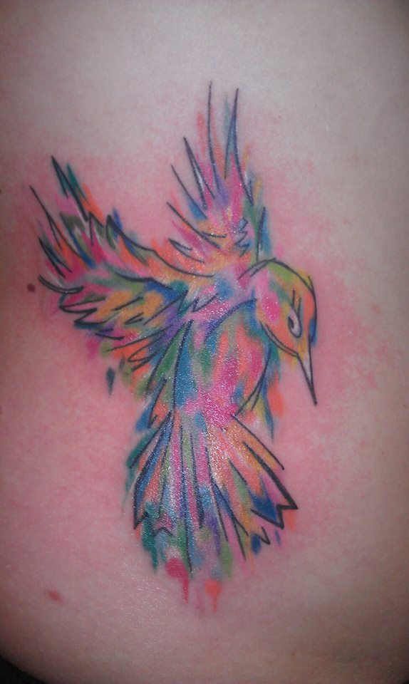 Watercolor Hummingbird Tattoo nice Ideas