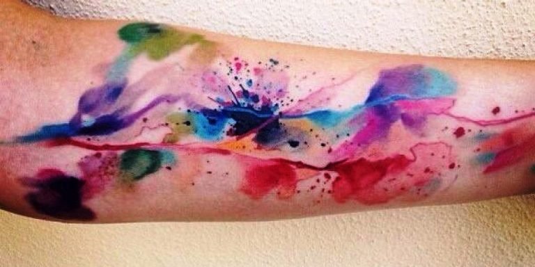 20 Ideas Of Small Watercolor Tattoos – Yo Tattoo